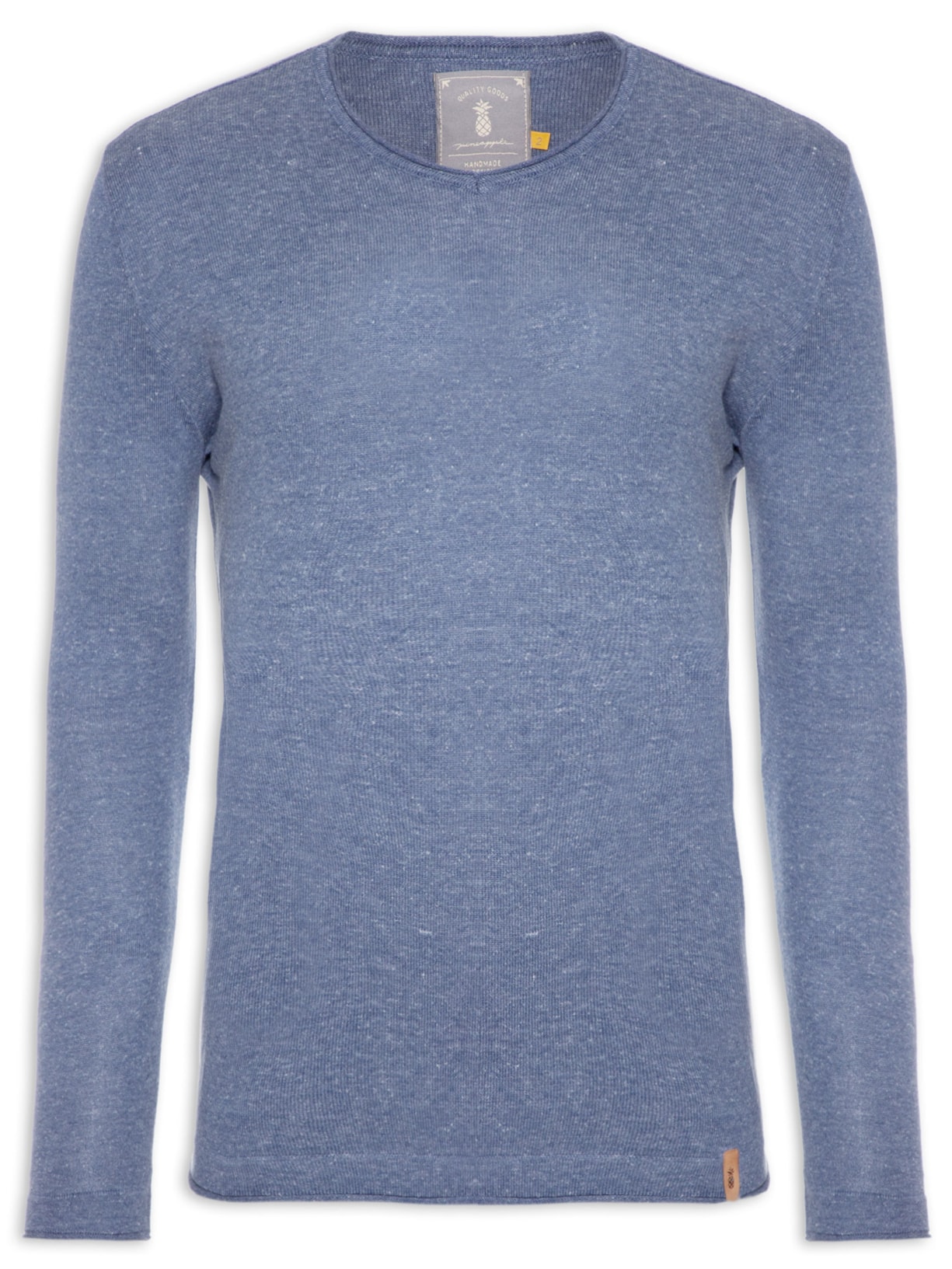 Blusa Masculina Tricot Light V - Azul
