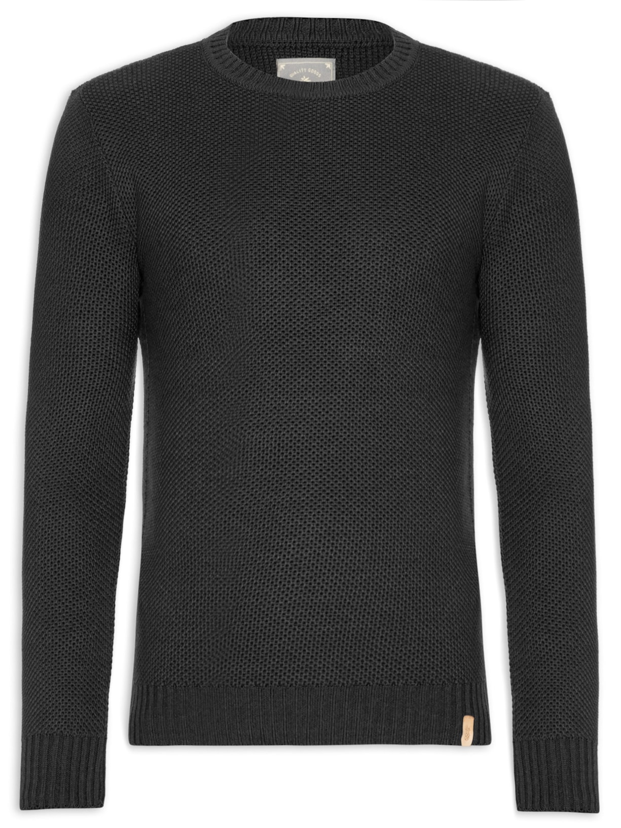 Blusa Masculina Tricot Mont Blanc - Preto