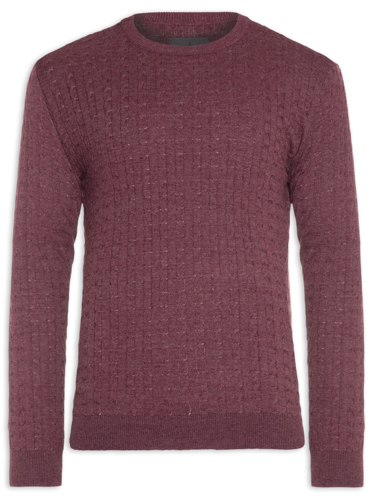 Blusa Masculina Tricot New Iorque - Vinho