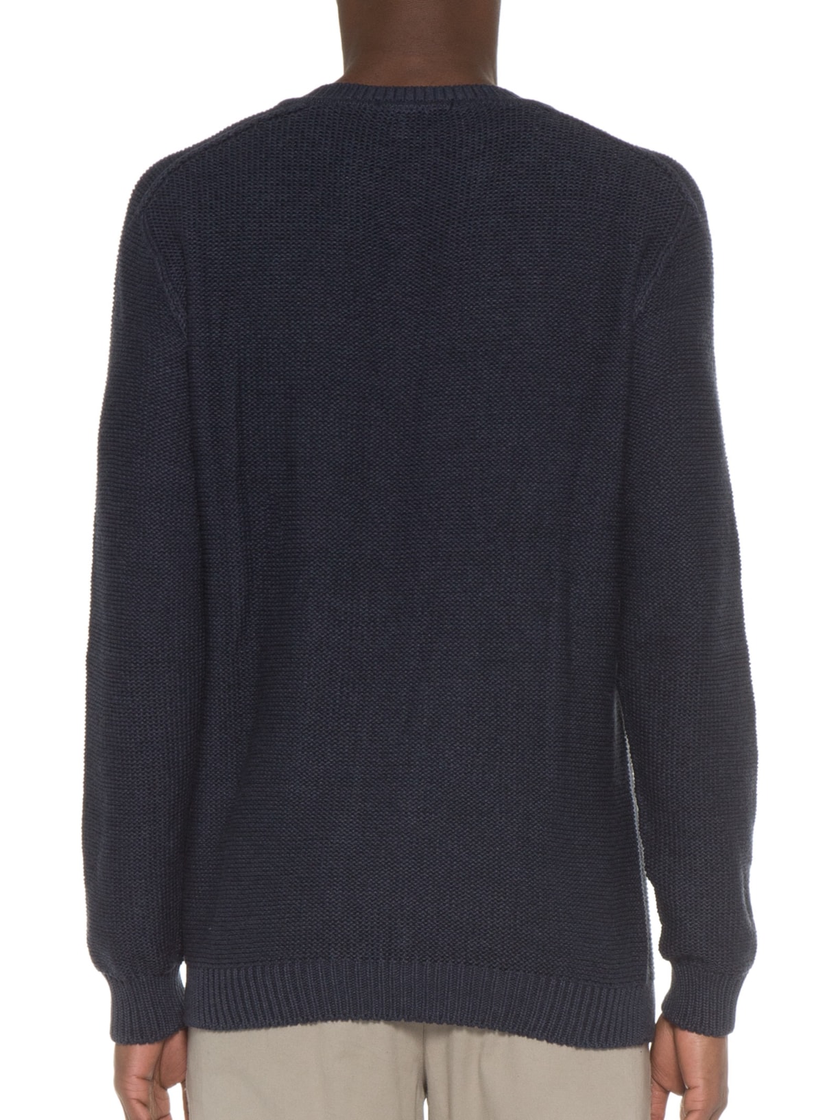 Blusa Masculina Tricot Trançado Azul '2 Essential