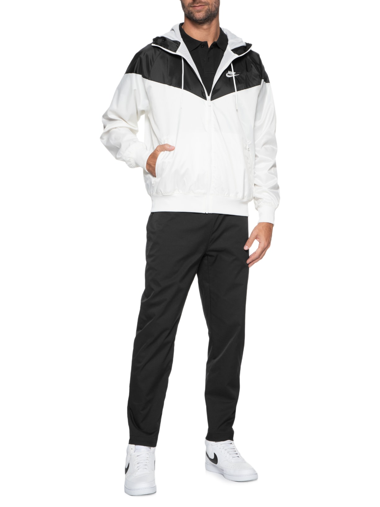 Blusa Masculina Wvn Lnd Wr Hd Jacket Off White Nike
