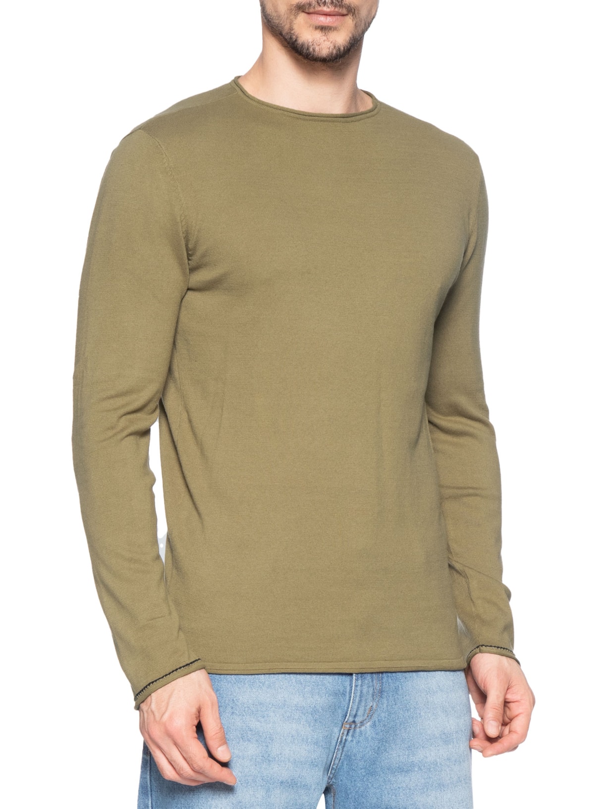 Blusa Masculino Manga Longa Light Marrom Osklen