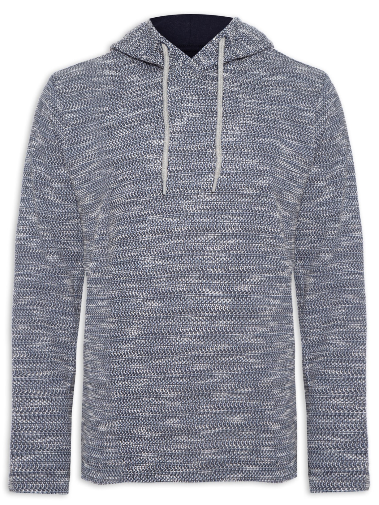 Blusa Moletinho Capuz - Azul