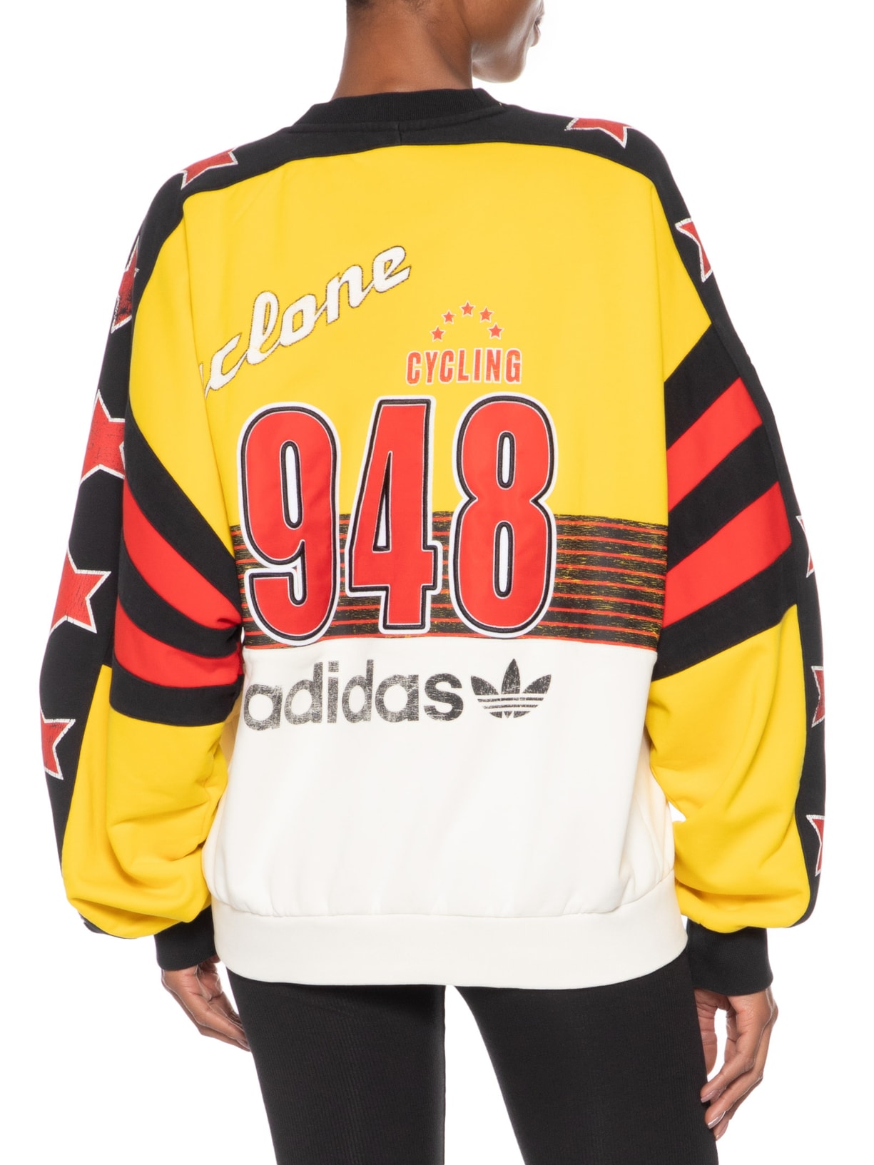 Blusa Moletom Feminina Cyclone Crew Amarelo Adidas Originals