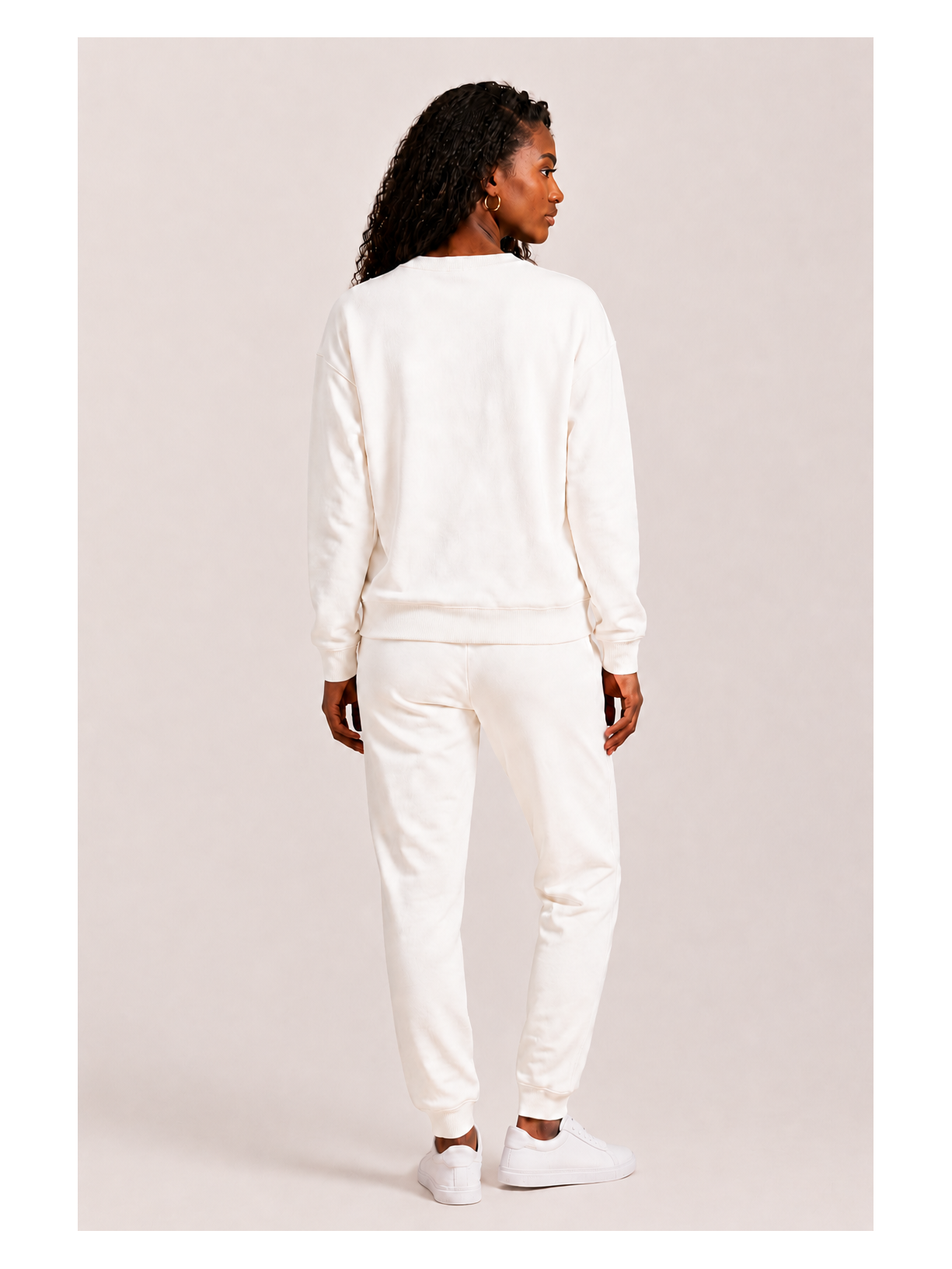 Blusa Moletom Linhas Off White Branco Suntime