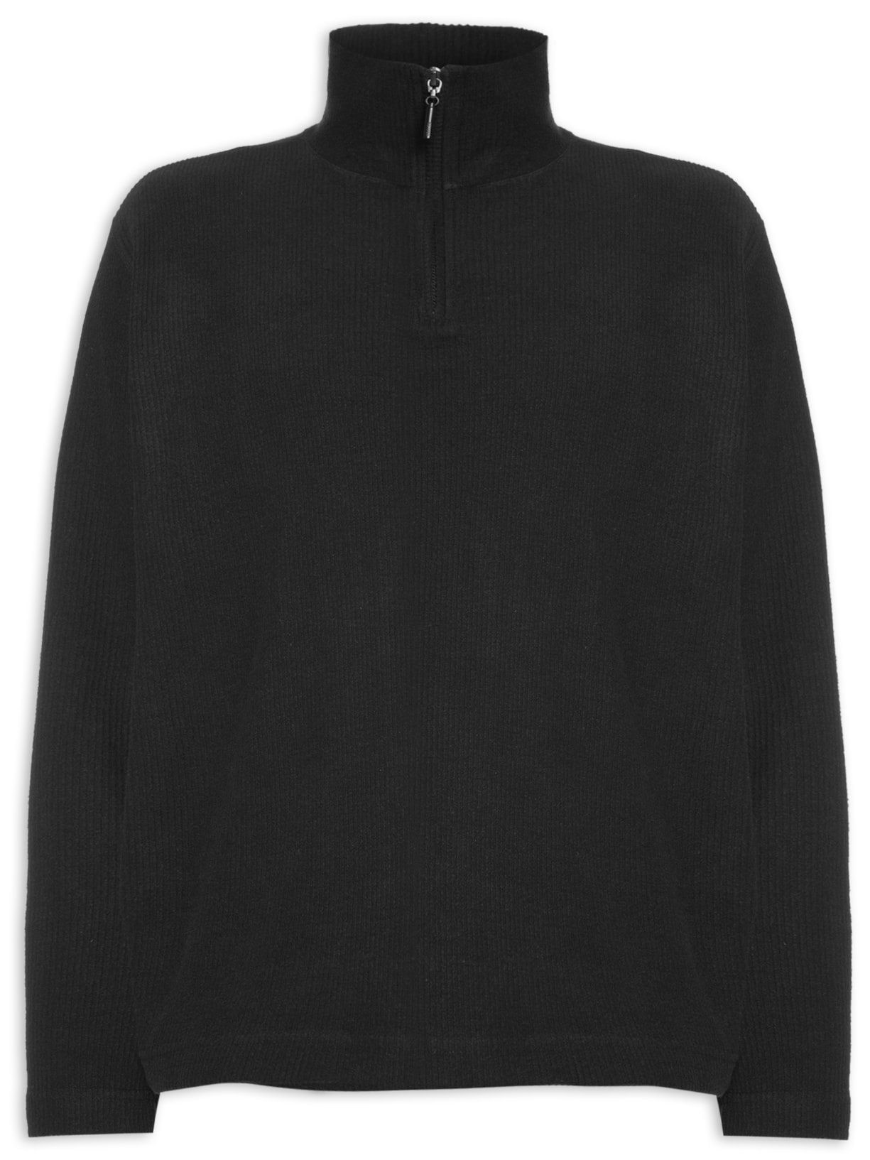 Blusa Moletom Masculino Canelado Trekking - Preto