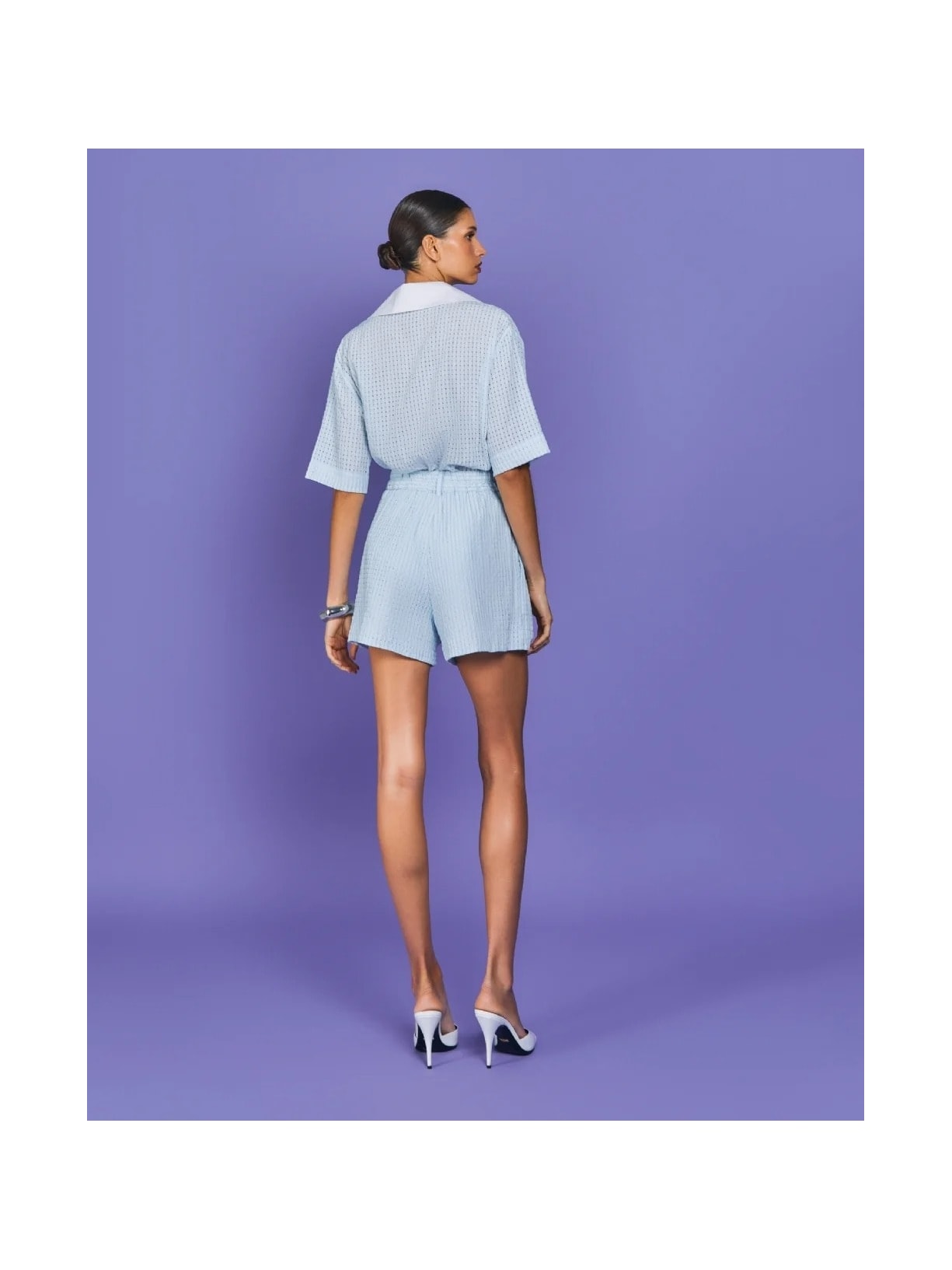 Blusa Polo Mareh Laguna Azul Shop Ginger