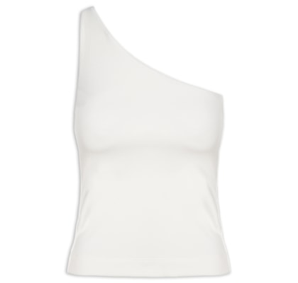 Blusa Recorte Um Ombro Só - Branco