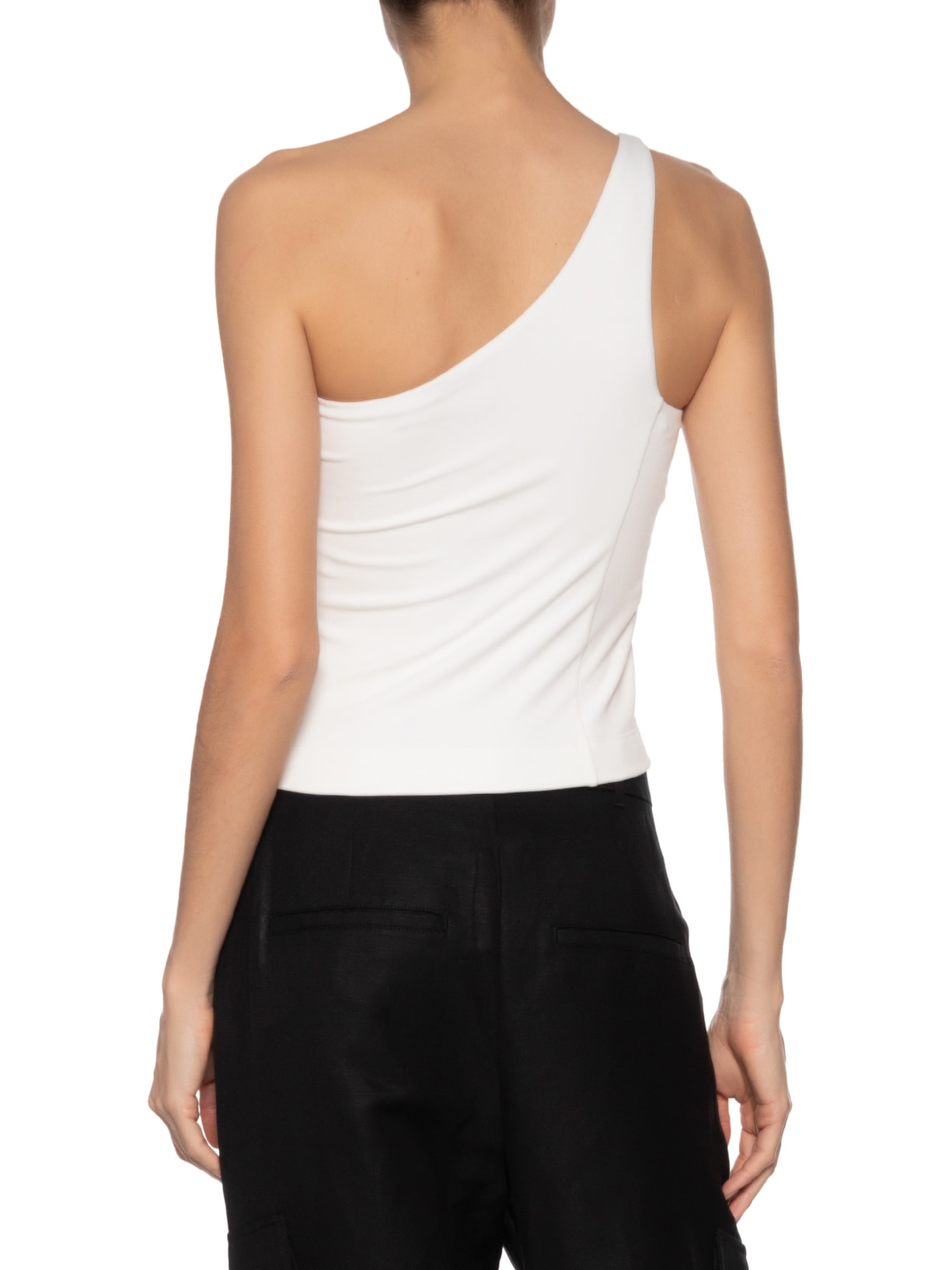 Blusa Recorte Um Ombro Só Branco Animale