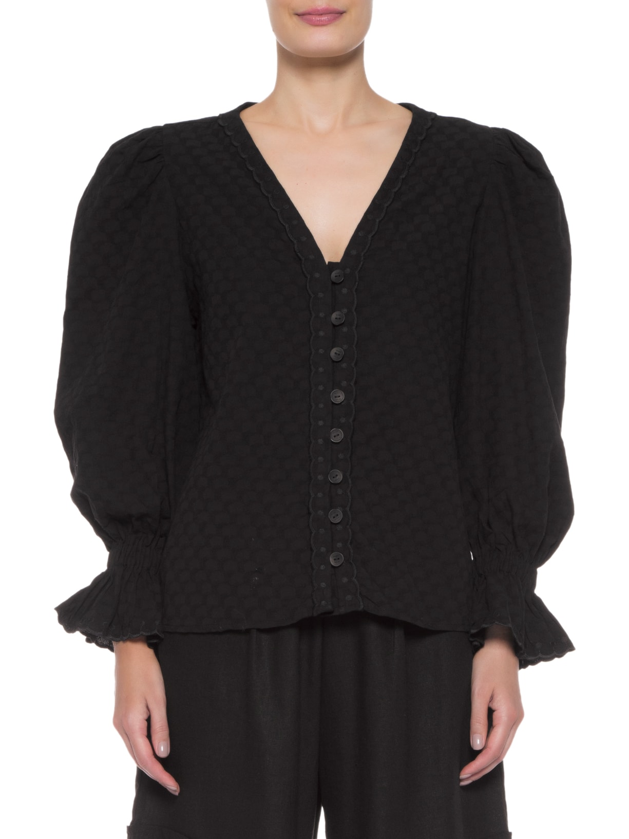 Blusa Renata V22 Preto Mixed