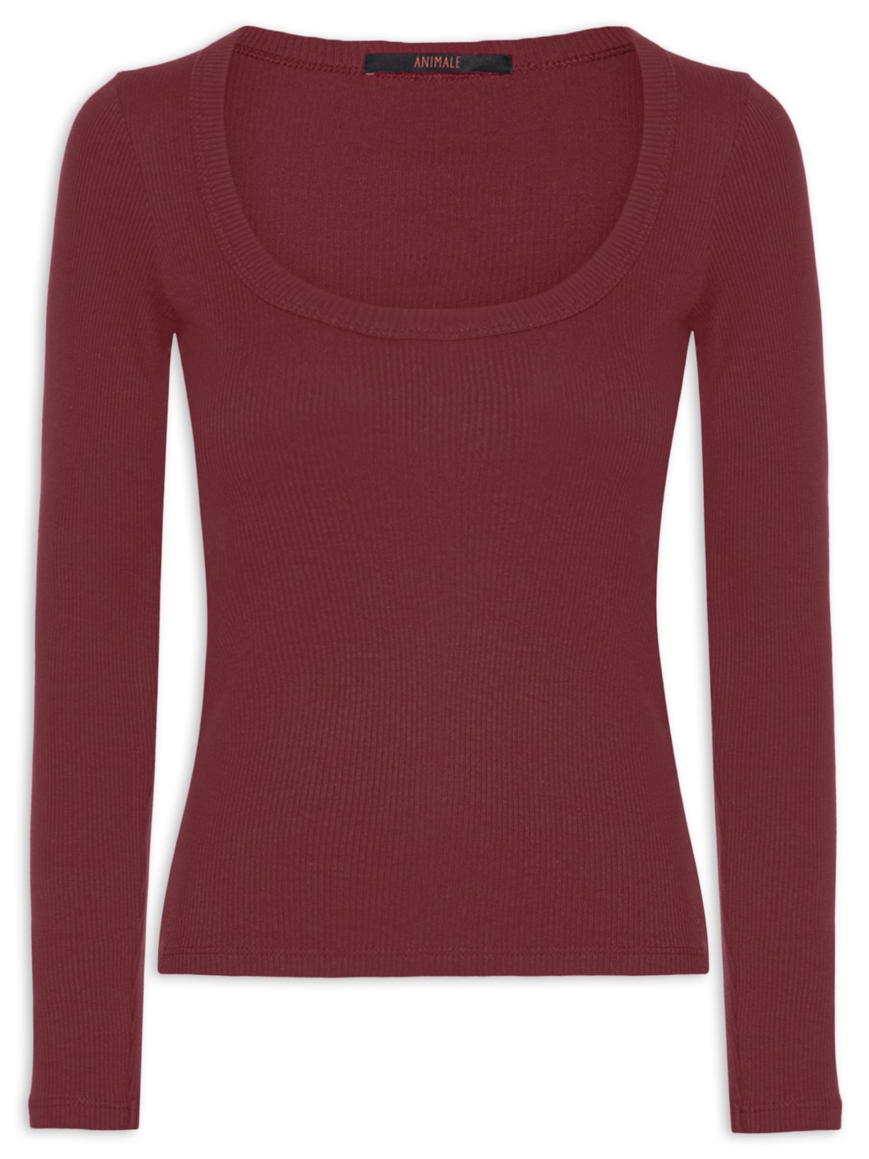 Blusa Ribana Manga Longa Vermelha Animale