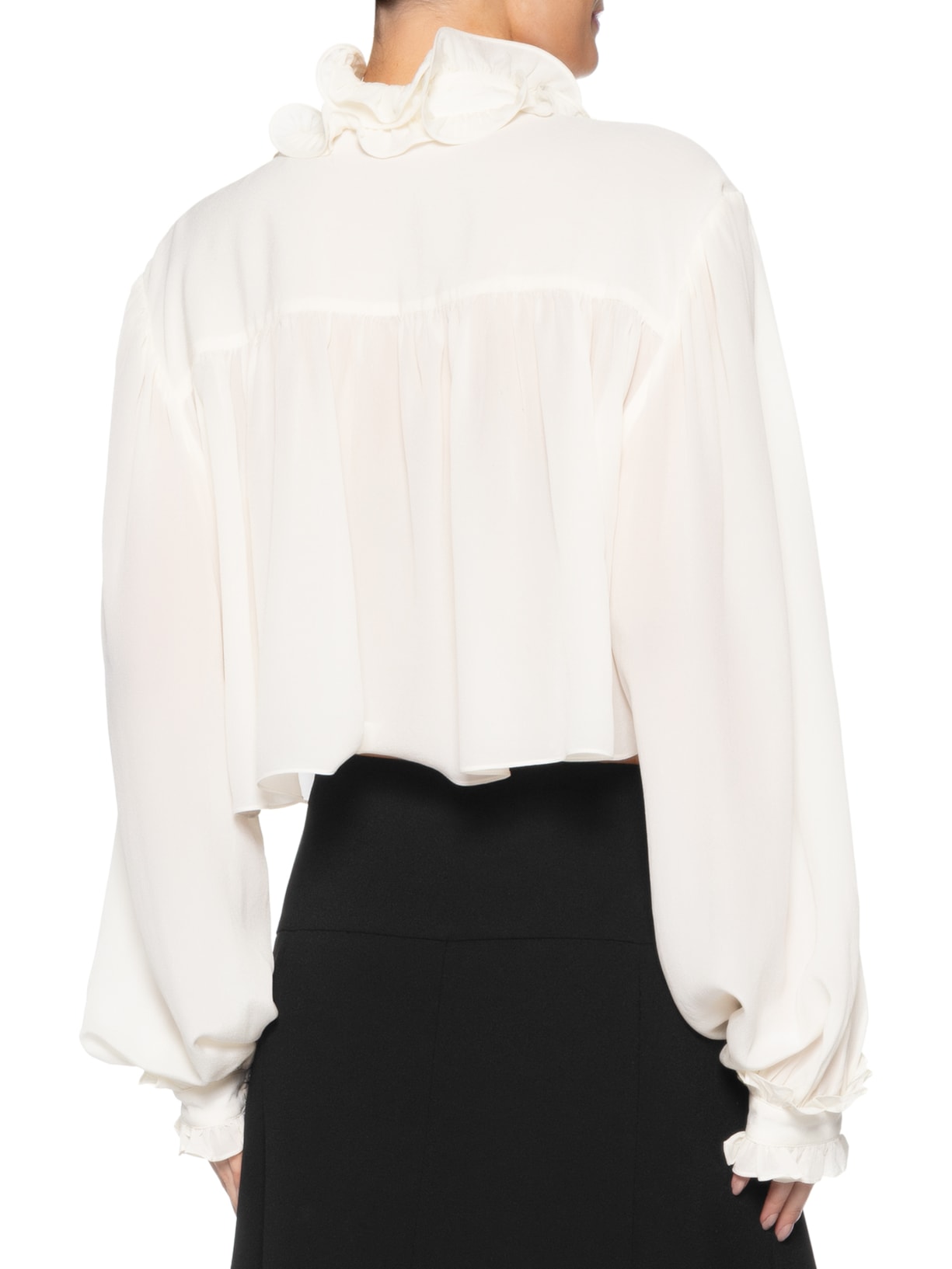 Blusa Seda CDG Mina – Branco Andrea Bogosian