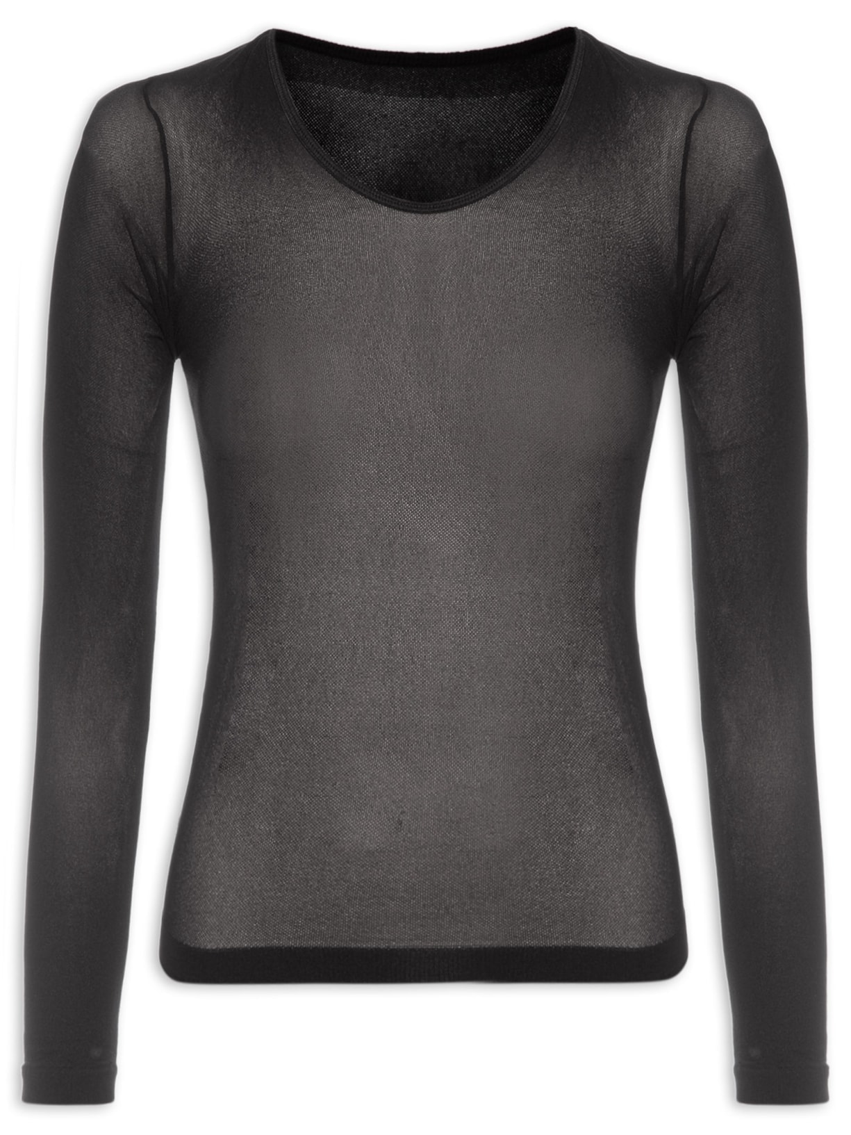 Blusa Segunda Pele Loba Fio 40 - Preto