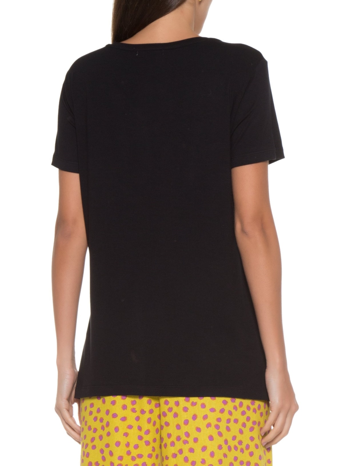 Blusa Silk Solar Preto Dress To