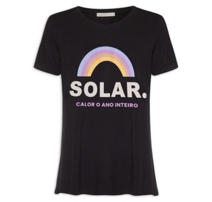 Blusa Silk Solar - Preto