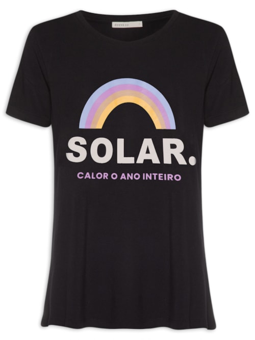 Blusa Silk Solar - Preto