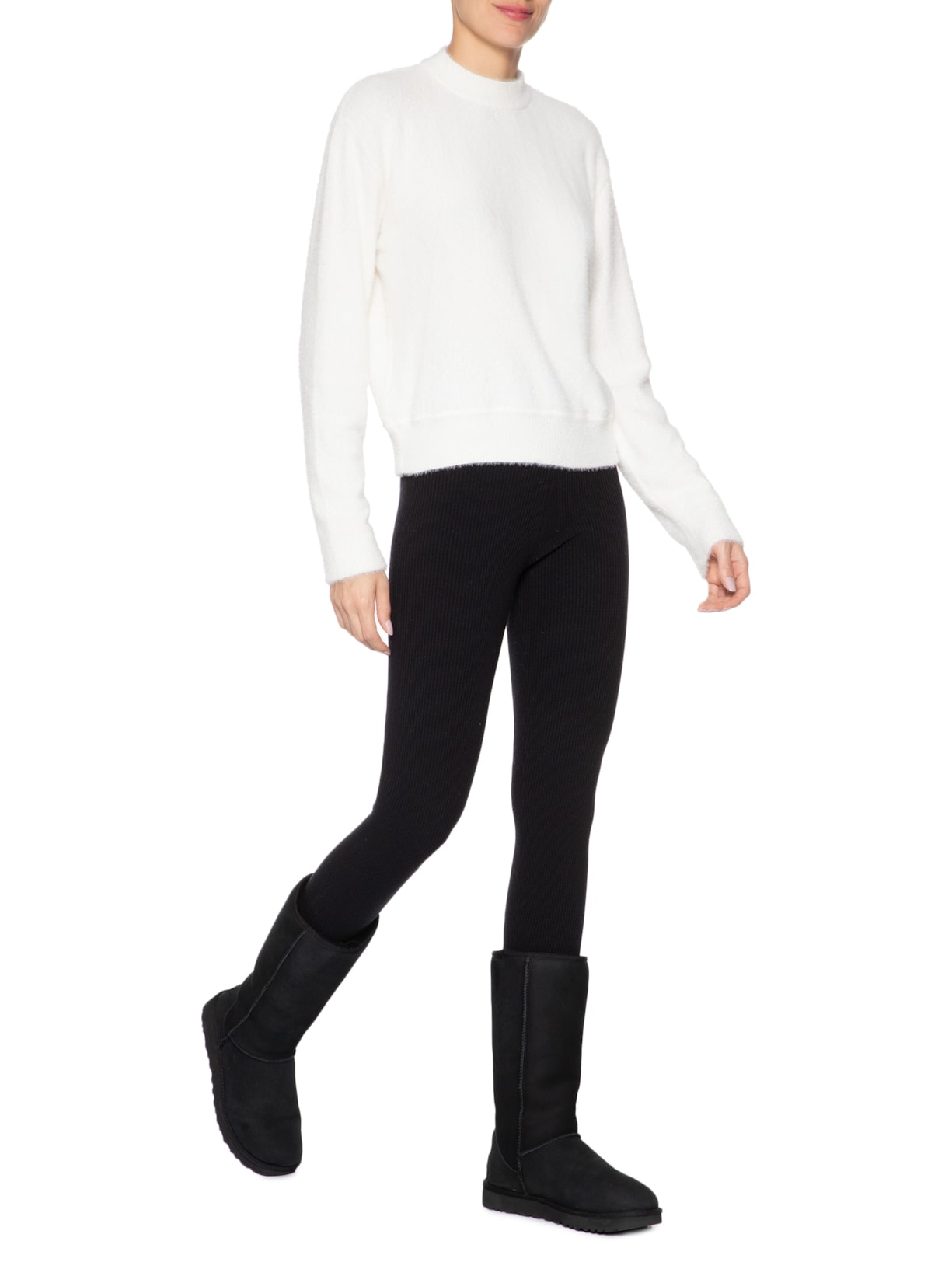 Blusa Tricot Lena Branco Andrea Bogosian