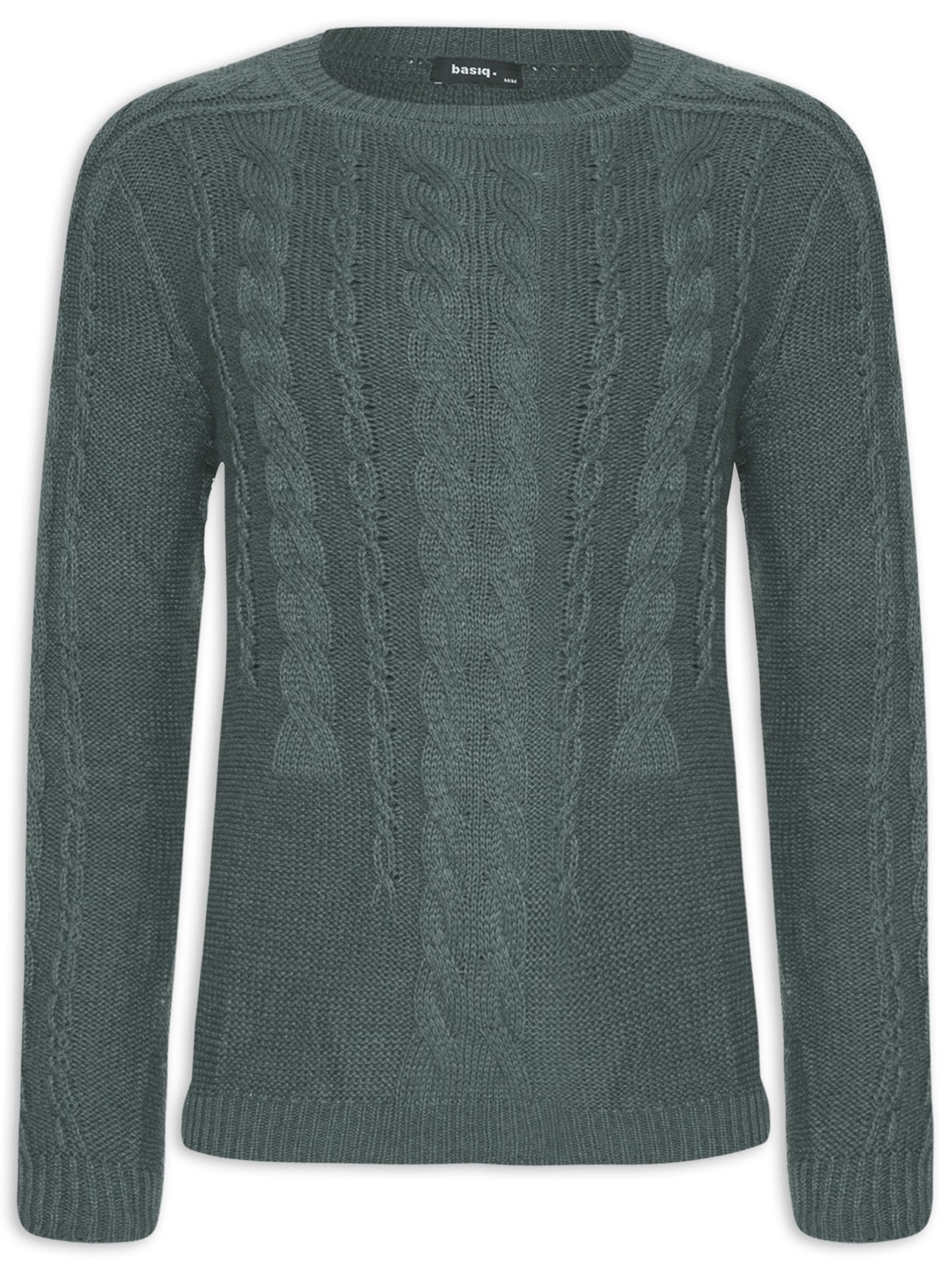 Blusa Tricot Trançado - Verde