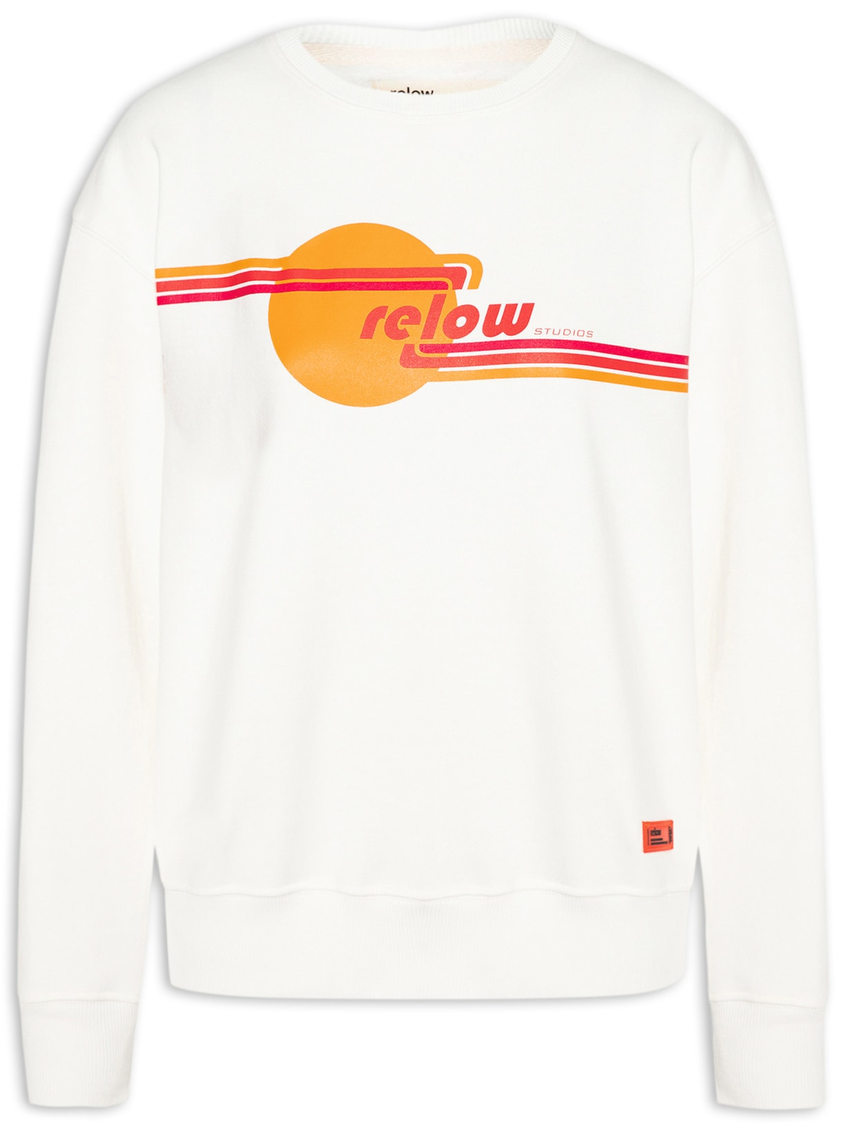 Blusa Unissex Moletom Sunset - Off White