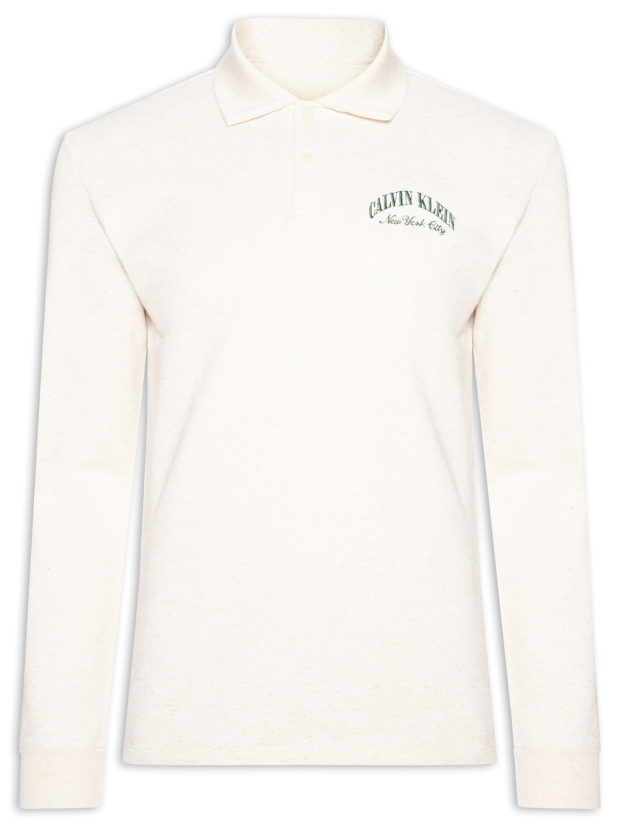 Blusão de Moletom Masculino Gola Polo Heritage CRE – Bege