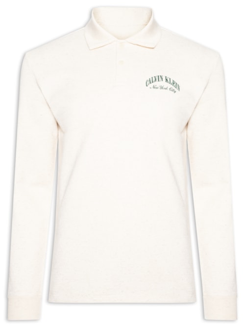 Blusão de Moletom Masculino Gola Polo Heritage CRE – Bege