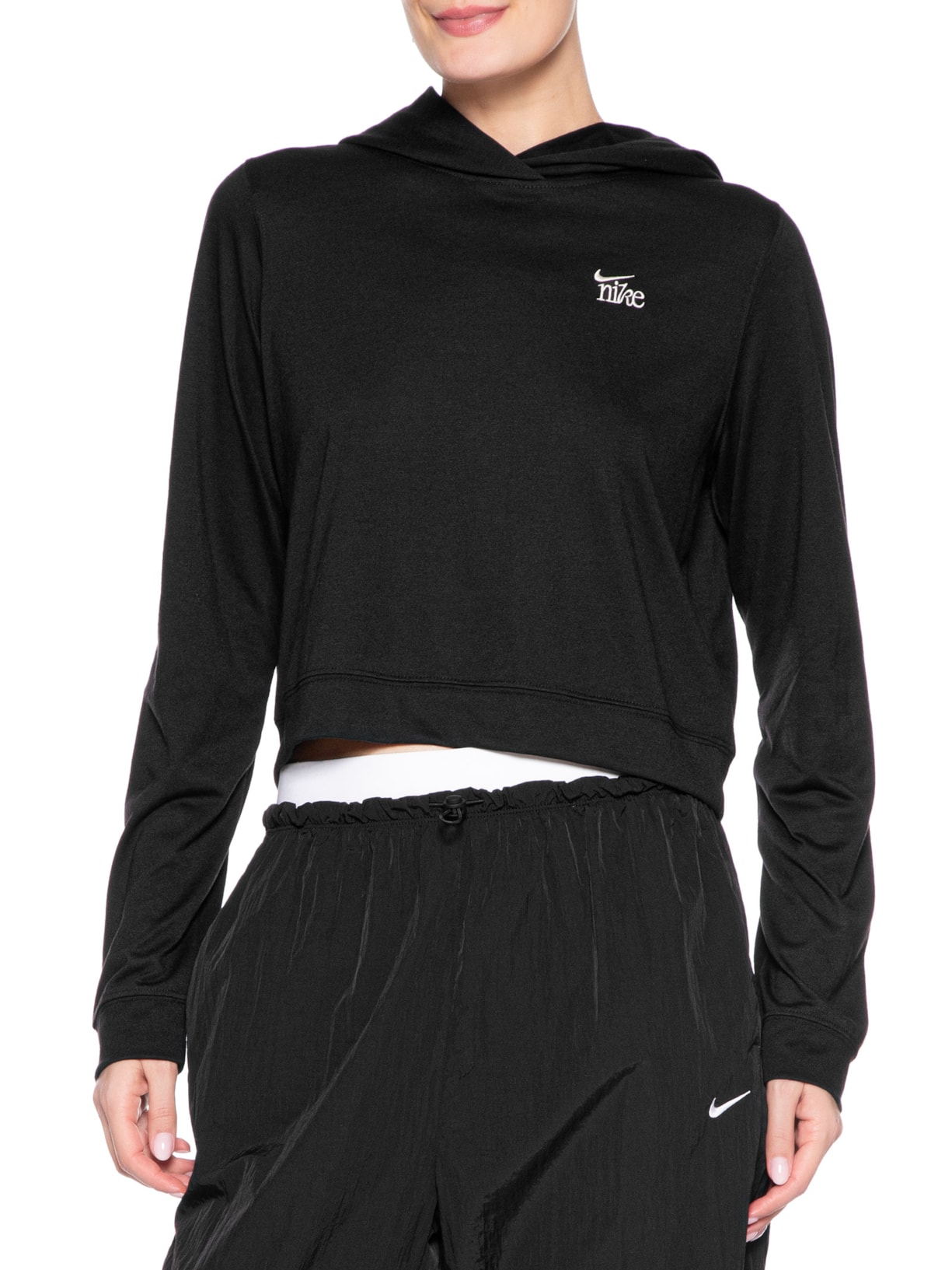 Blusão Feminino Chill Knit Hoody Preto Nike