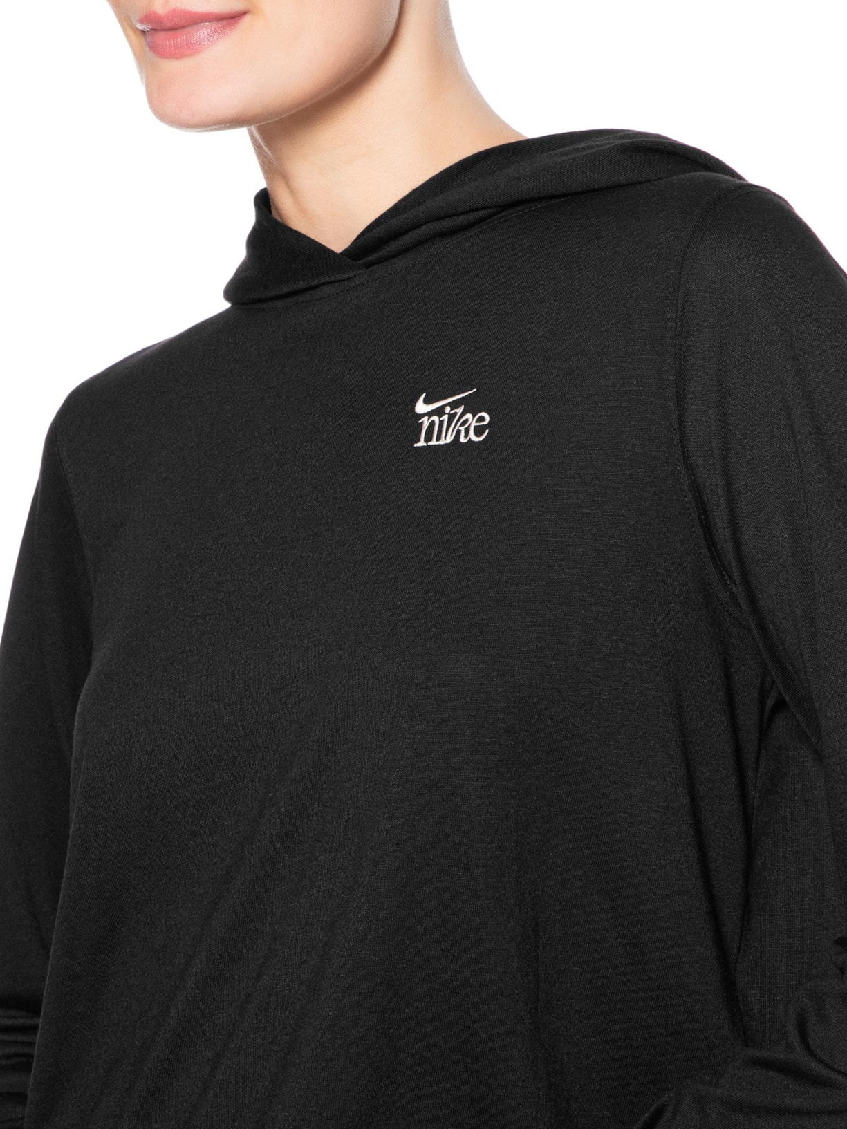 Blusão Feminino Chill Knit Hoody Preto Nike