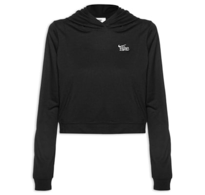 Blusão Feminino Chill Knit Hoody - Preto