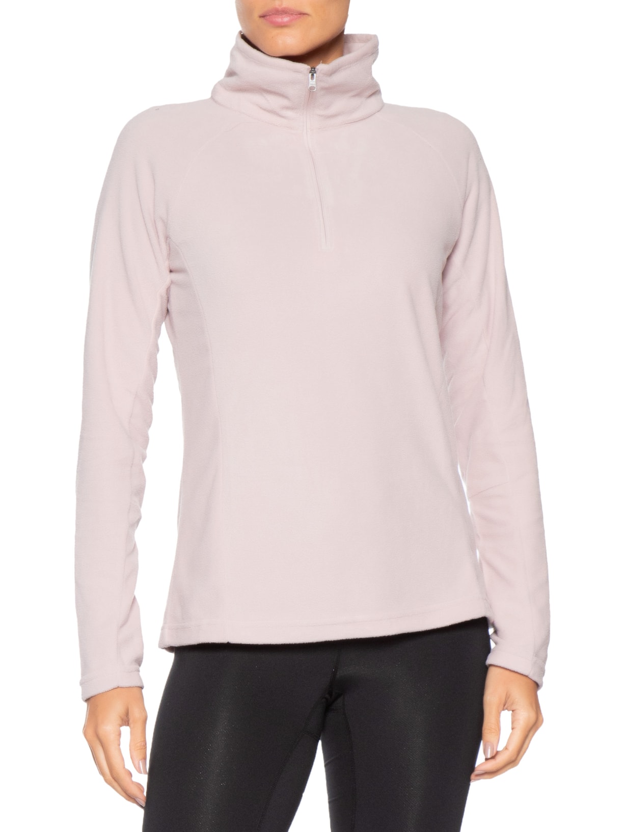 Blusão Feminino Glacial IV 1/2 Zip Rosa Columbia