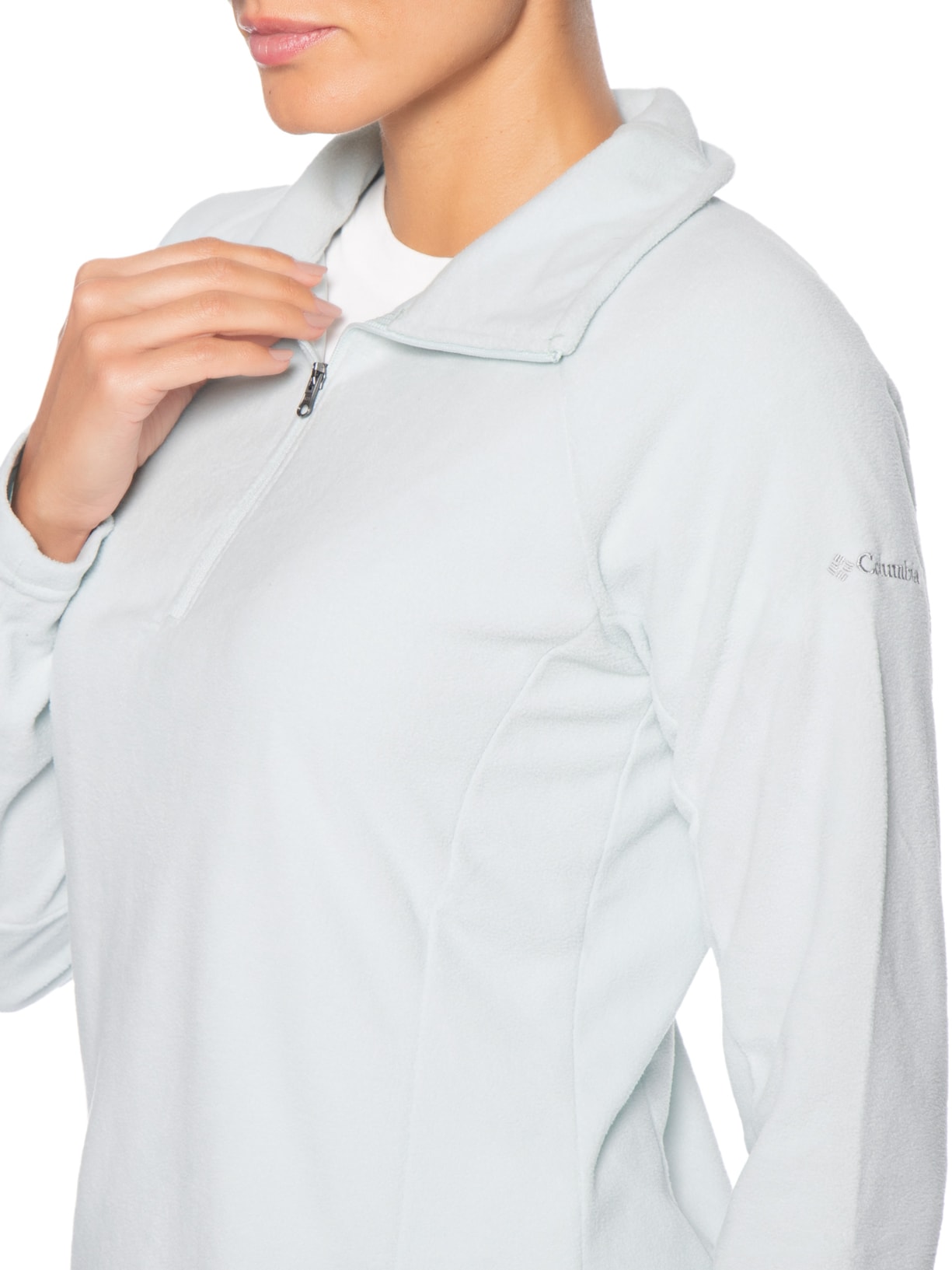 Blusão Feminino Glacial IV 1/2 Zip Verde Columbia