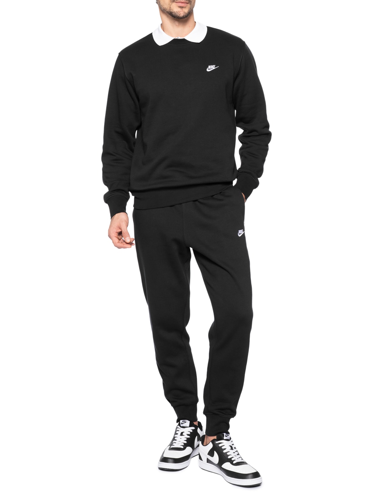 Blusão Masculino Club Crew Preto Nike