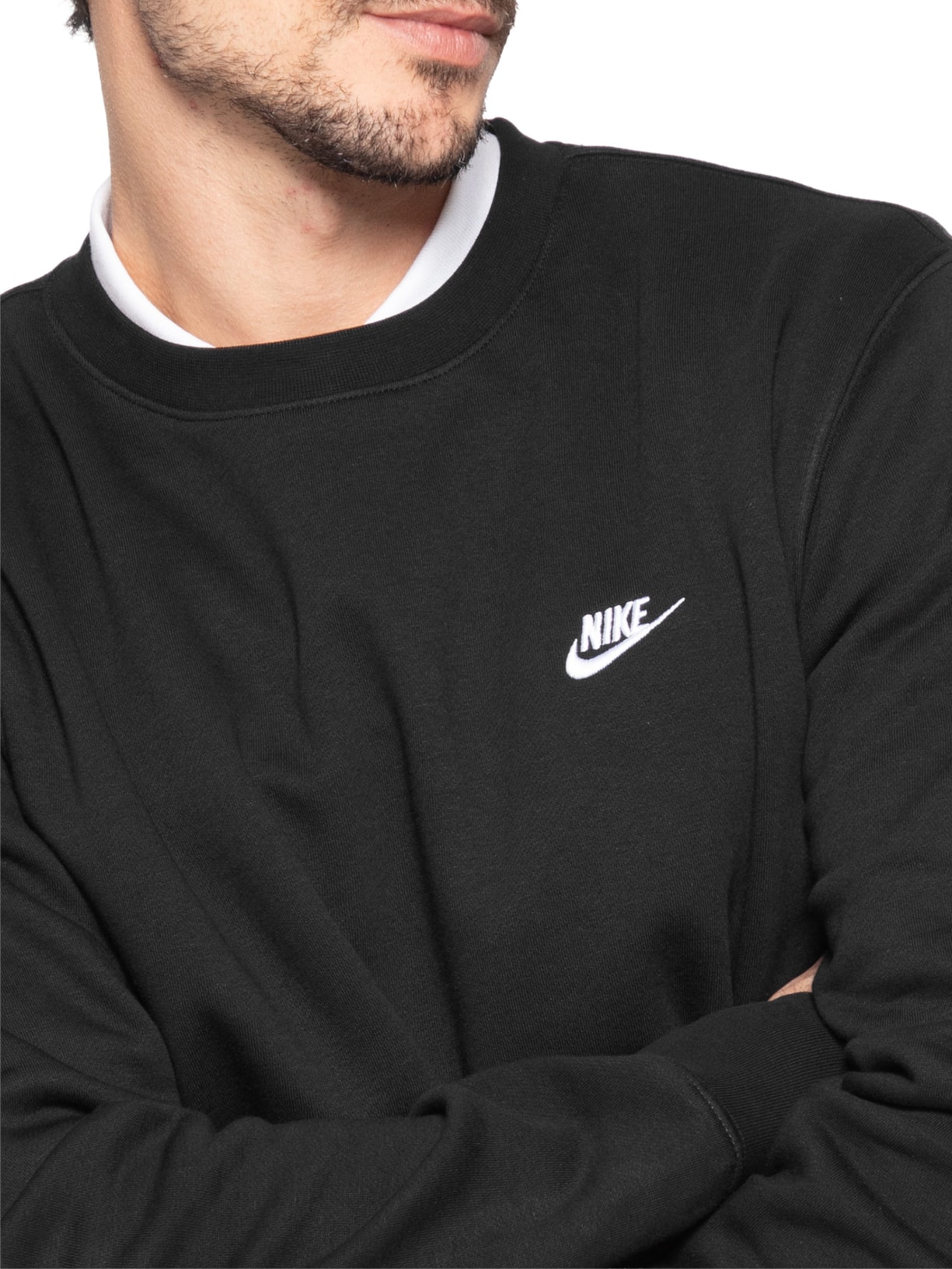 Blusão Masculino Club Crew Preto Nike