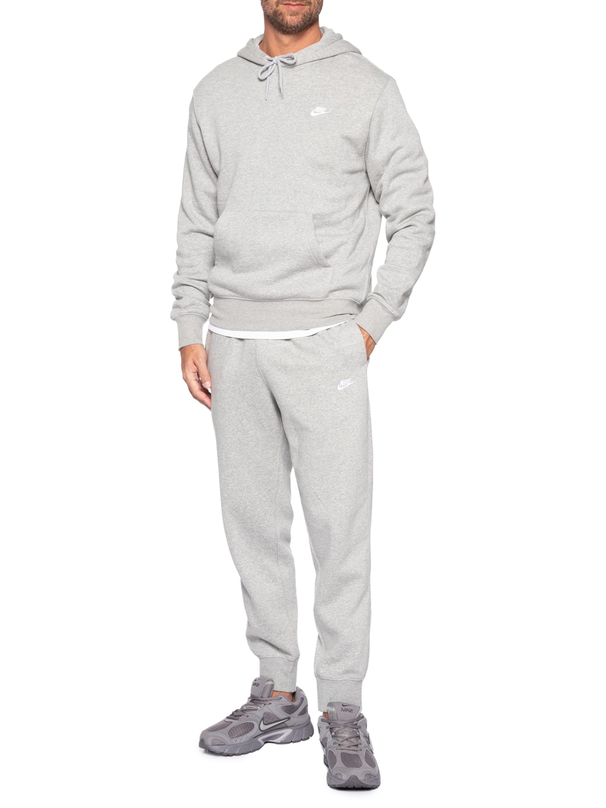 Blusão Masculino Club Fleece Cinza Nike