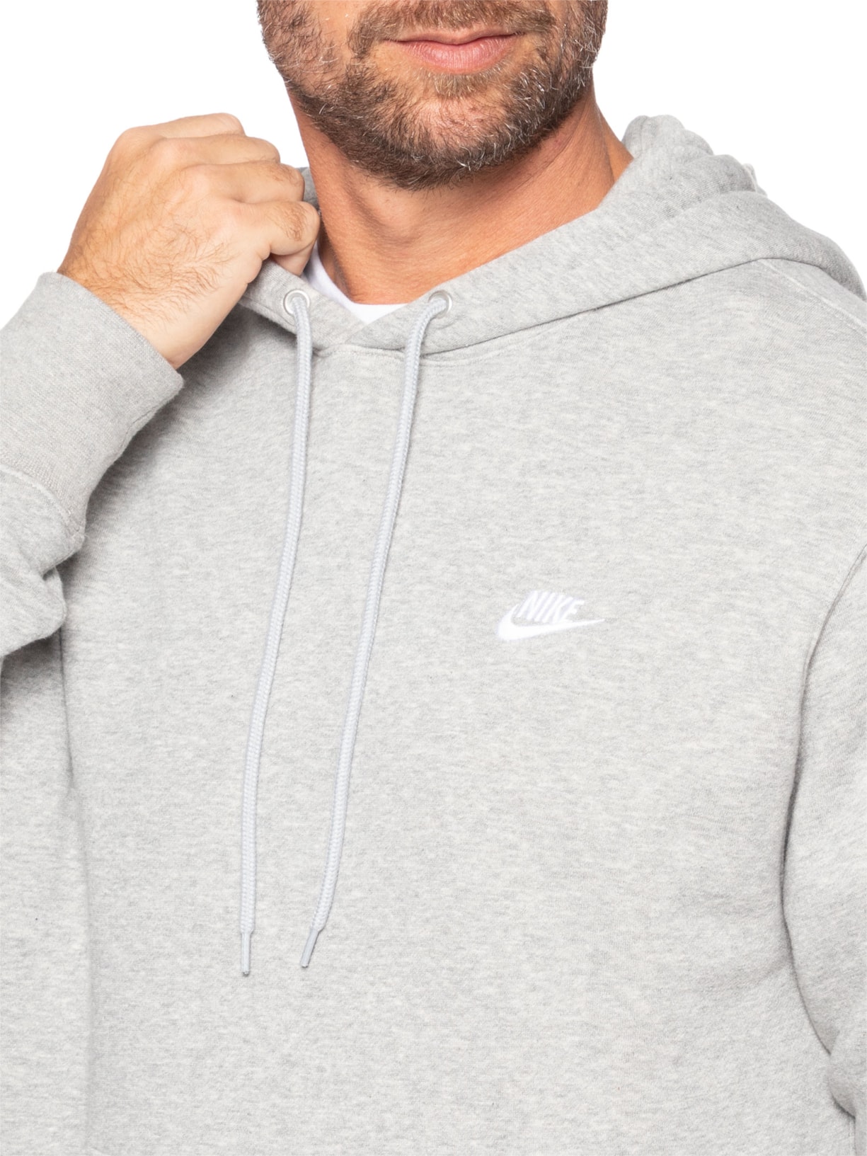 Blusão Masculino Club Fleece Cinza Nike