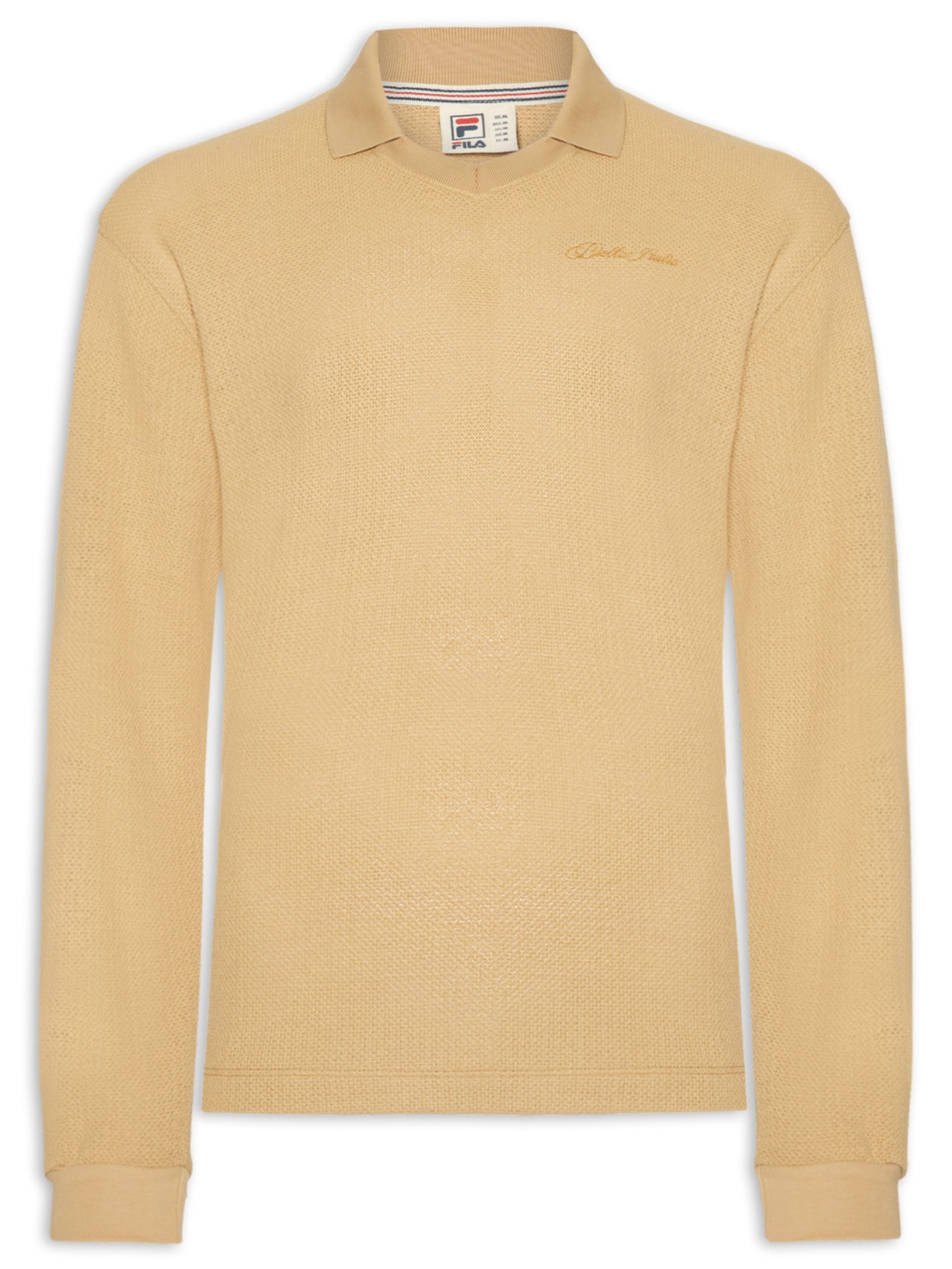 Blusão Masculino Over Knit Bege Fila