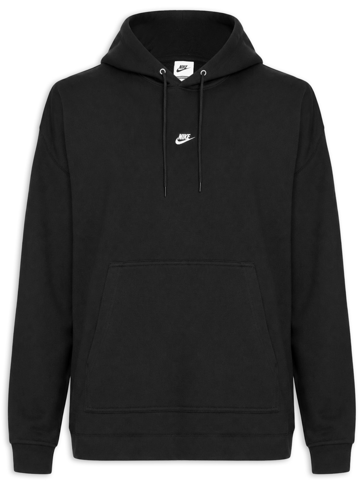 Blusão Masculino Sportswear Club French Terry Overiszed Preto Nike