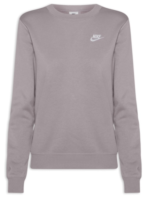 Blusão Sportswear Club Fleece Crew - Marrom