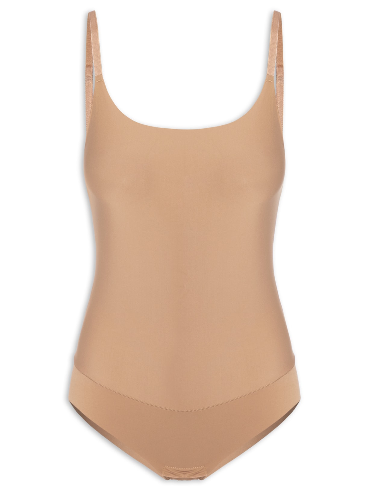 Body Alça Fina Shape – Bege