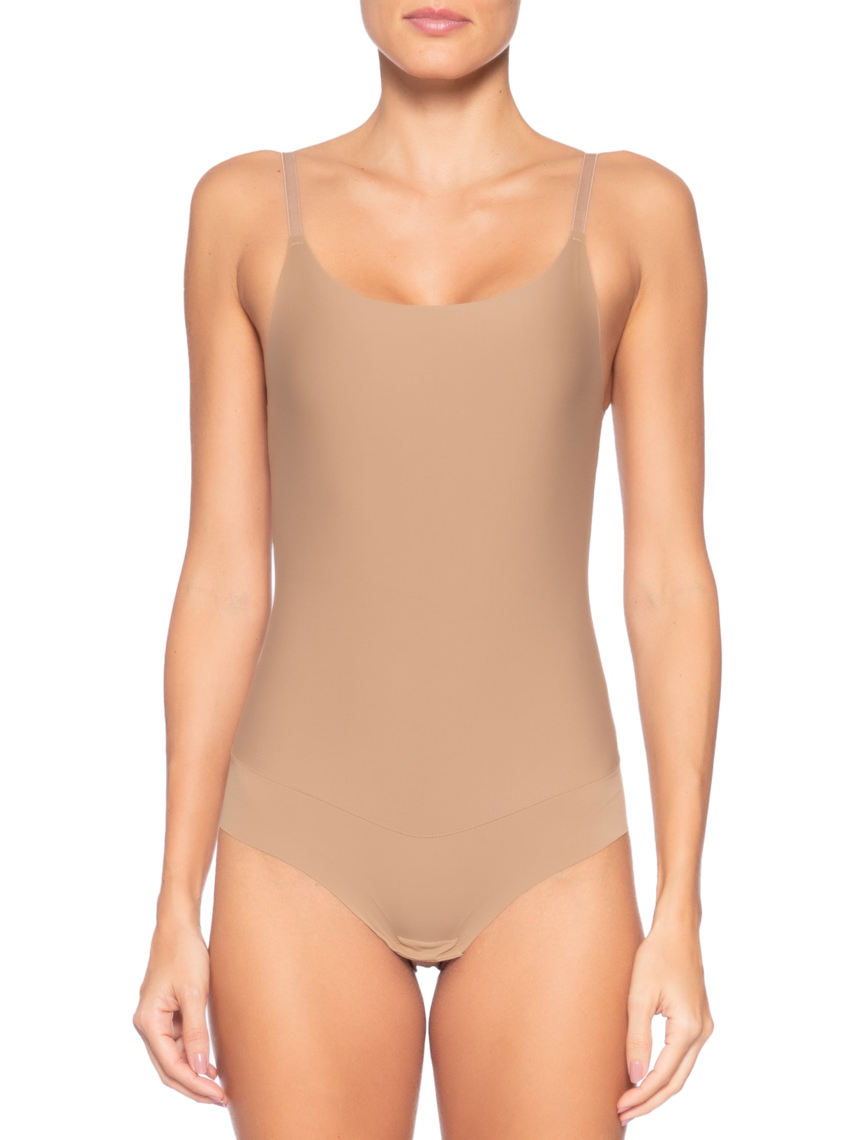 Body Alça Fina Shape – Bege Valisere