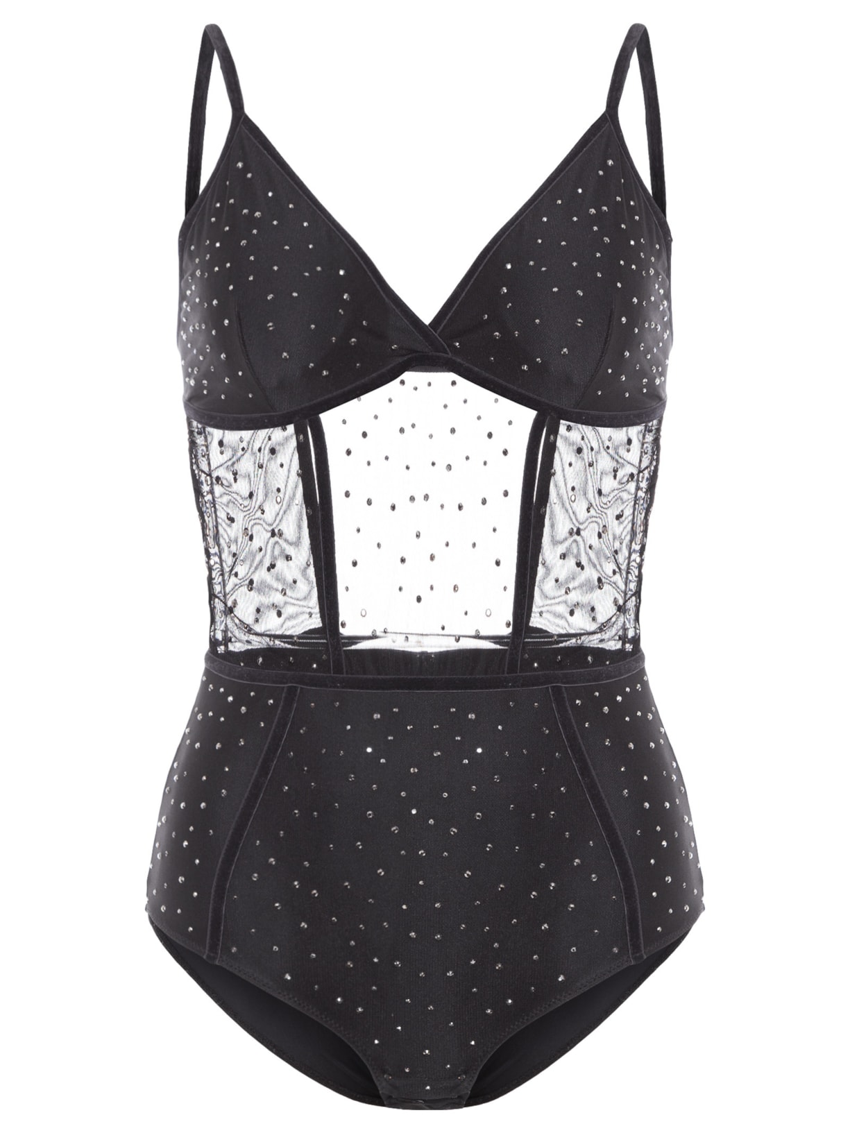 Body Alcinha Cristal - Preto