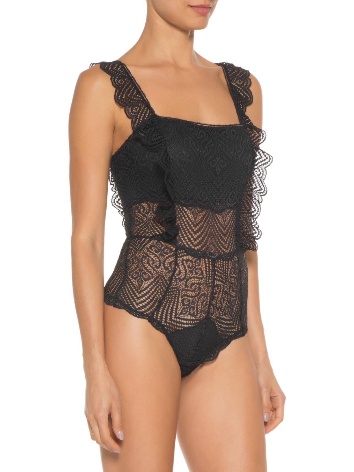 Body Alcinha Preto Valisere