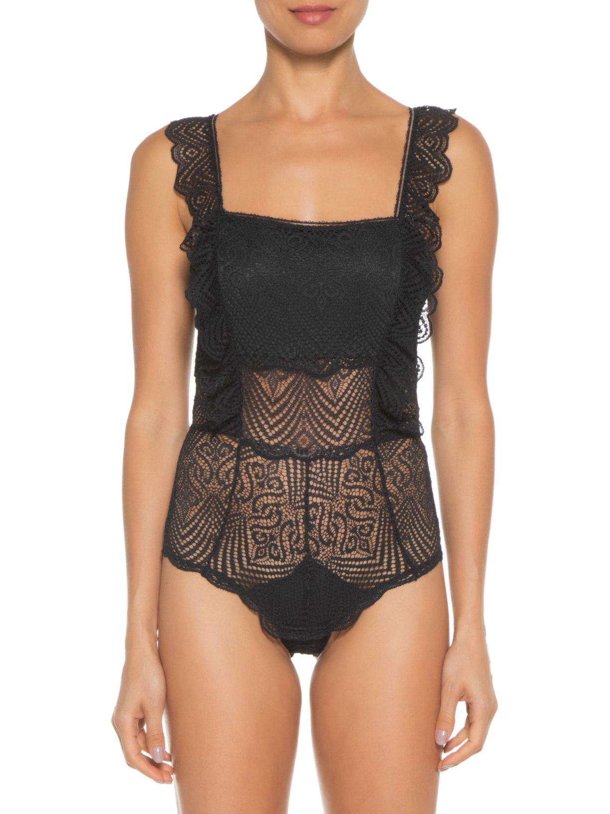 Body Alcinha Preto Valisere