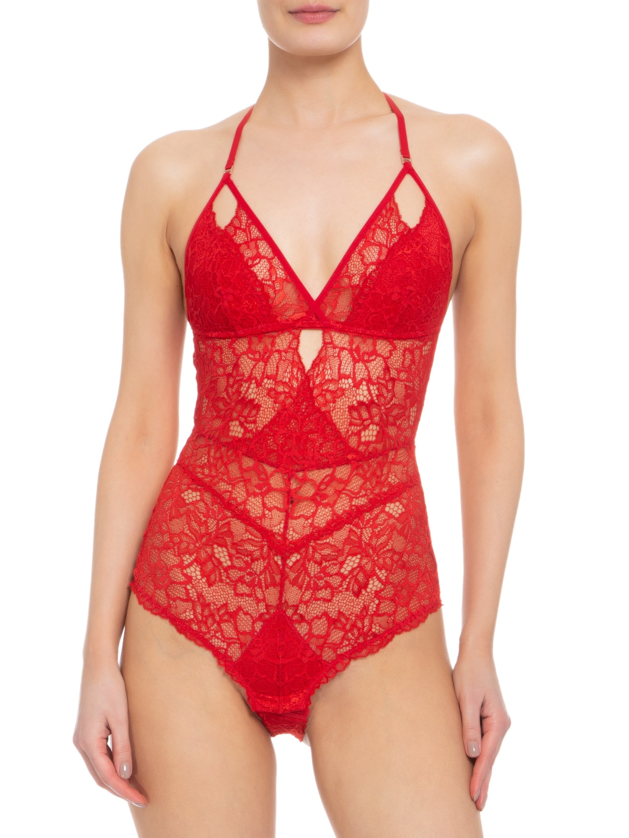 Body Alcinha Vermelho Valisere