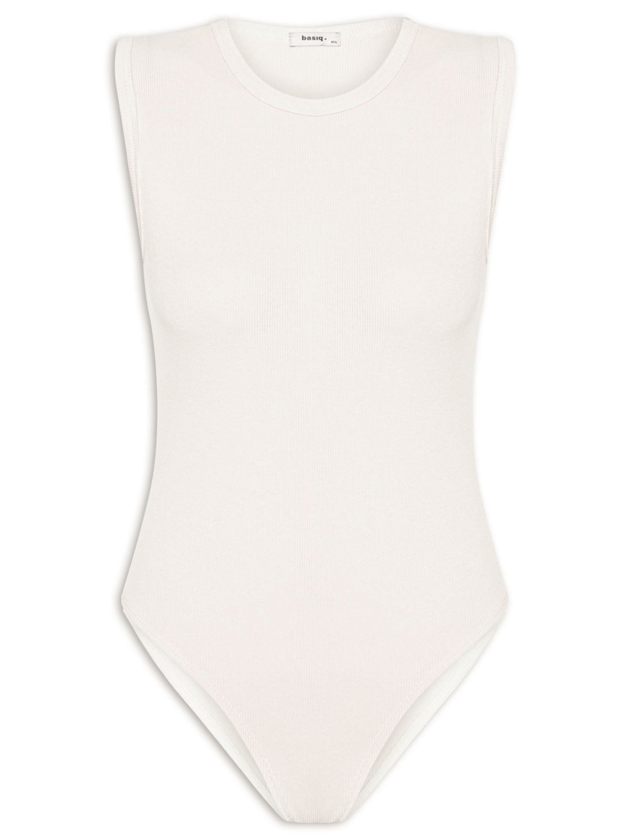 Body Básico Alça Larga - Bege