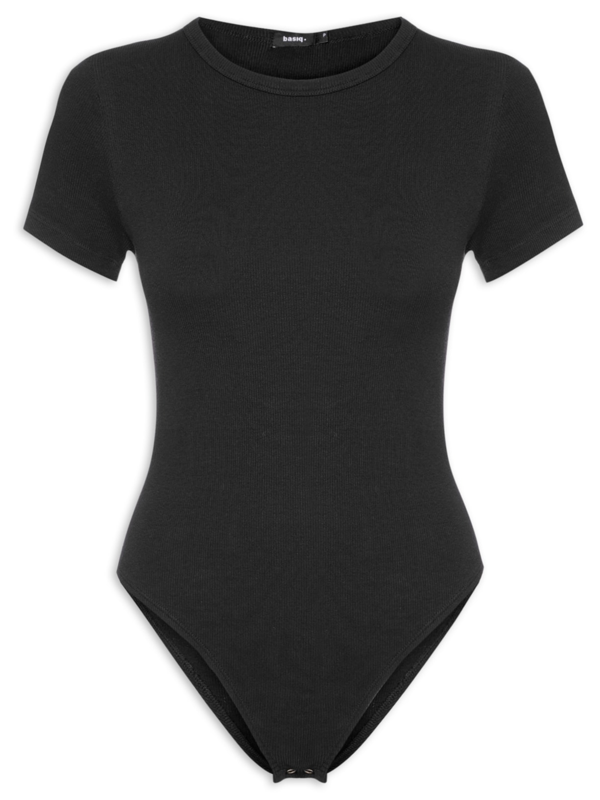 Body Básico Manga Curta - Preto