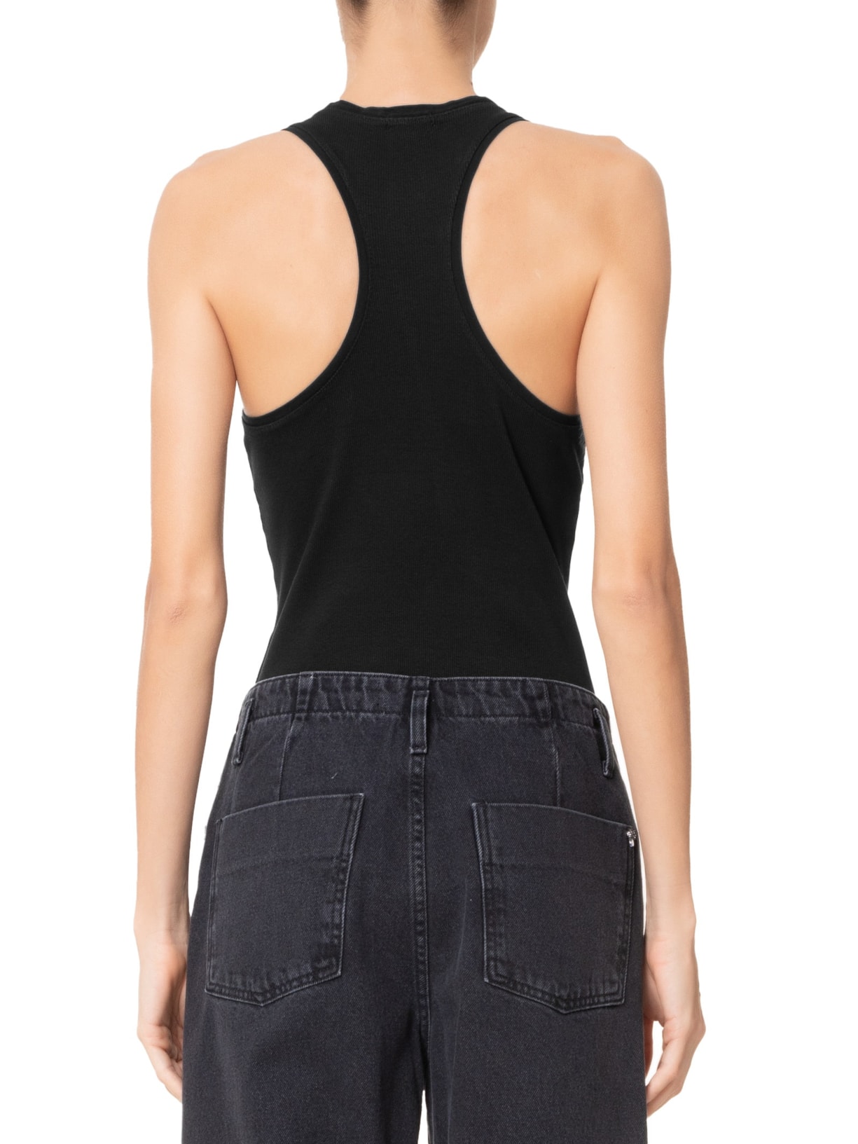 Body Básico Nadador Preto  Basiq