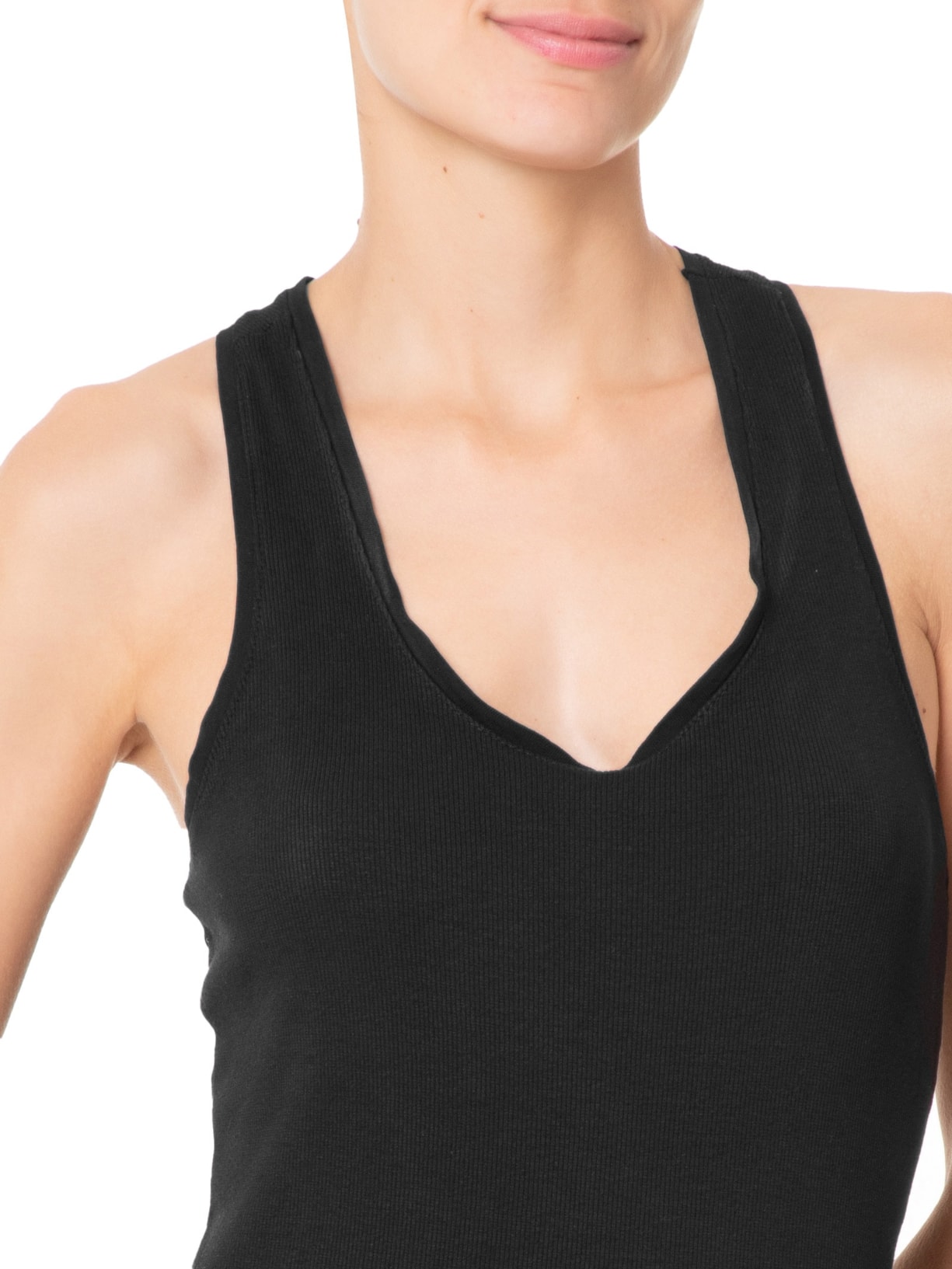 Body Básico Nadador Preto  Basiq