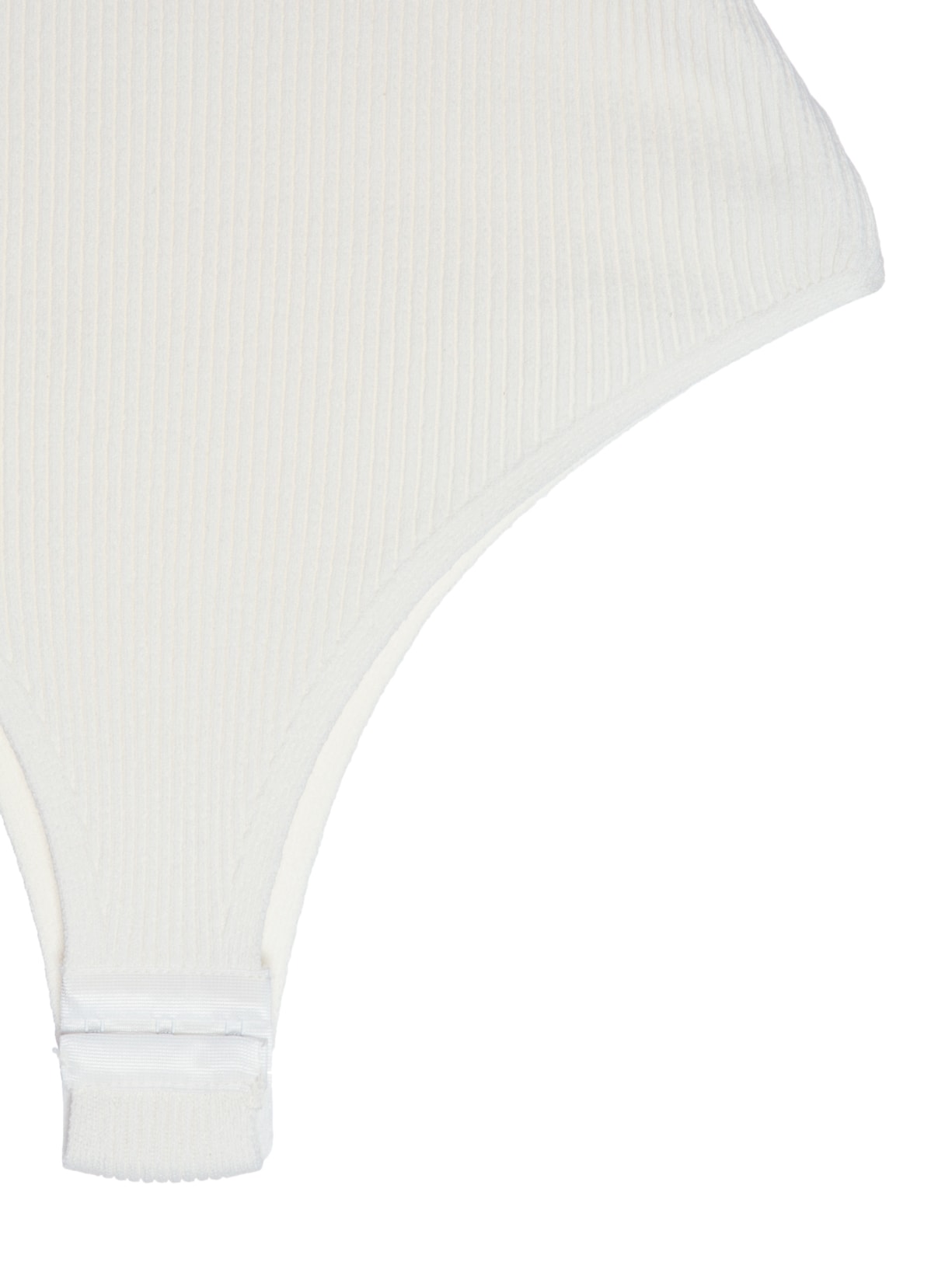 Body Canelado Off White Anselmi