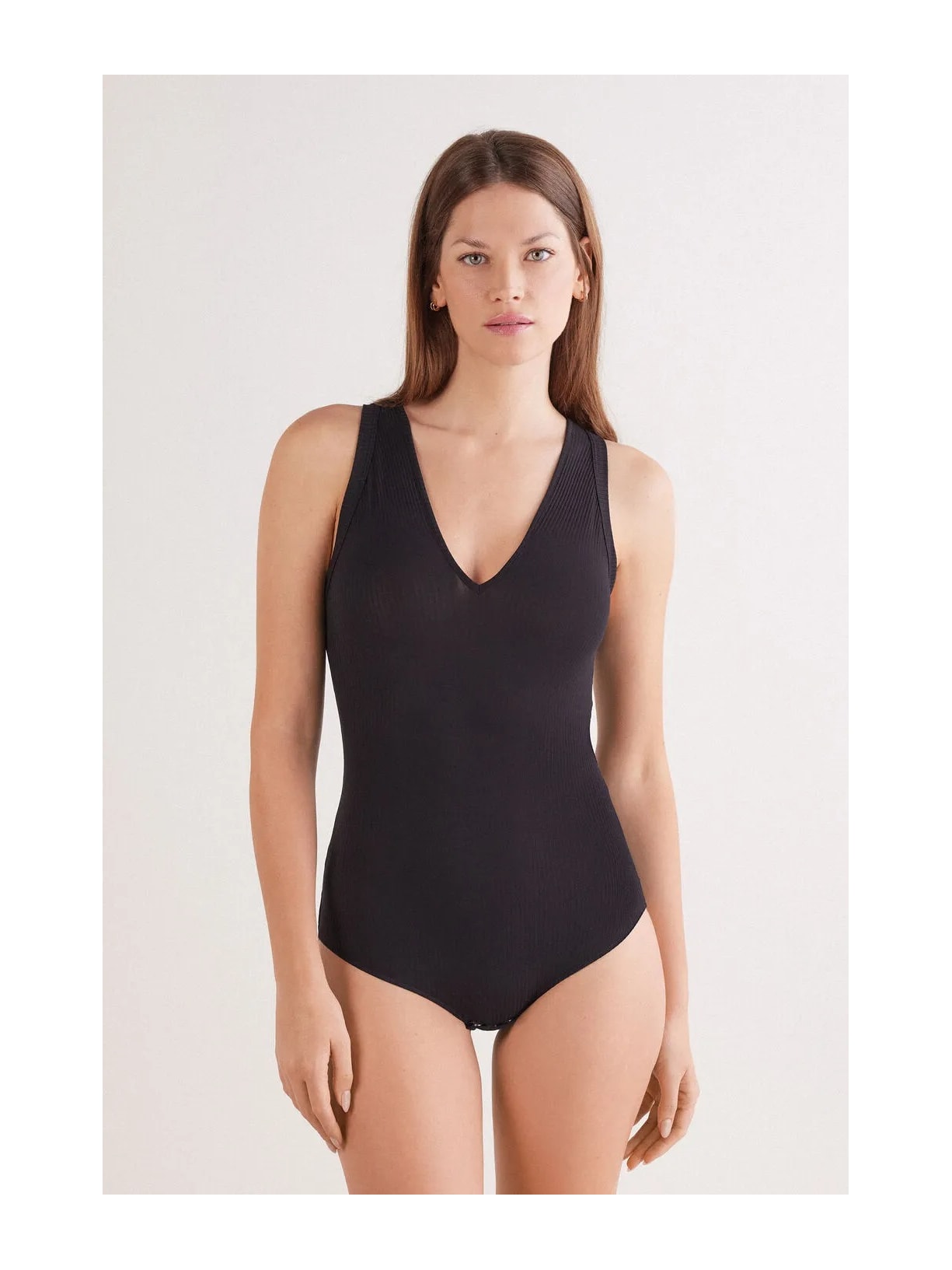 Body Canelado Your Everyday Wear Preto Intimissimi