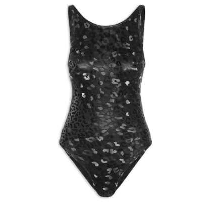 Body Carnaval Animal Print - Preto